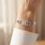 925 silver radiant square halo bracelet for women