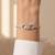 925 silver infinity circle bangle bracelet for women