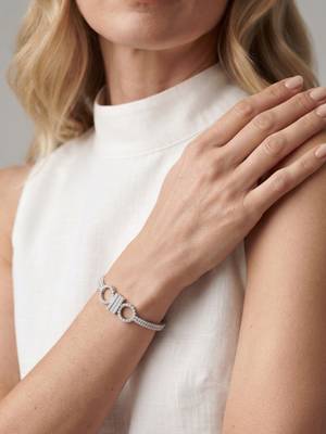 925 silver infinity circle bangle bracelet for women 3