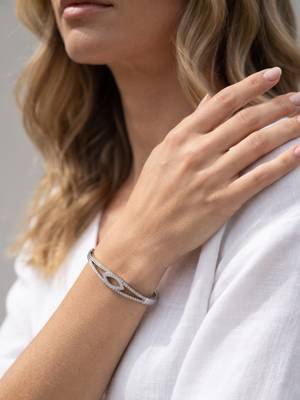 925 silver evil eye protection bracelet for women 2
