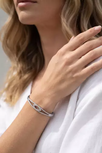 925 silver evil eye protection bracelet for women