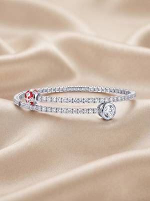 925 silver scarlet charm wrap bracelet for women 1