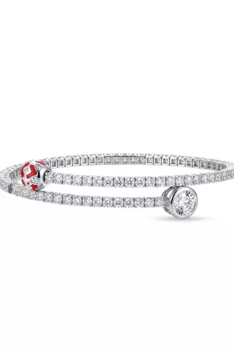 925 silver scarlet charm wrap bracelet for women