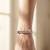 925 silver emerald charm wrap bracelet for women