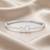 925 silver twin love heart sparkle bracelet for women