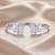 925 silver butterfly love cuff bracelet for women