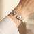 925 silver butterfly love cuff bracelet for women