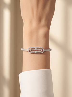 925 silver modern loop luxe bracelet for women 1