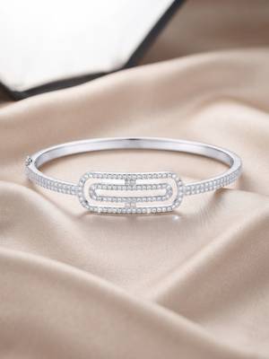 925 silver modern loop luxe bracelet for women 2