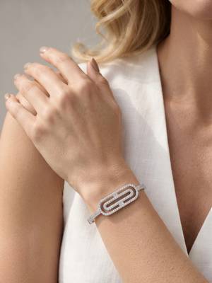 925 silver modern loop luxe bracelet for women 3