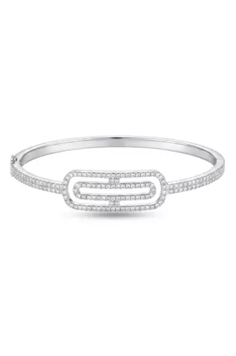 925 silver modern loop luxe bracelet for women