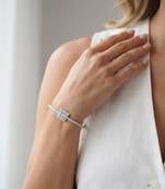 925 silver aurora emerald halo bracelet for women