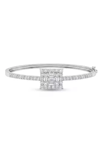 925 silver aurora emerald halo bracelet for women