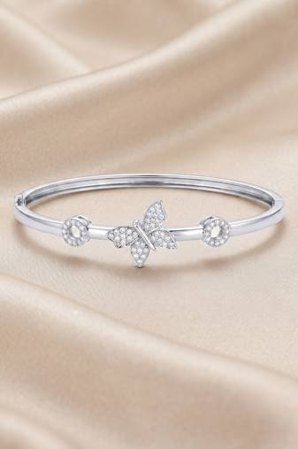 925 silver flutter grace butterfly bracelet for women