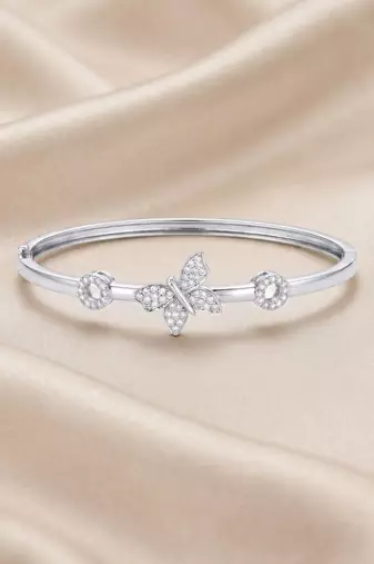 925 silver flutter grace butterfly bracelet for women
