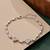925 silver pink heart & rose quartz bracelet for women