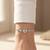 925 silver triple heart adjustable bracelet for women