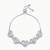 925 silver elegant crystal link bracelet for women