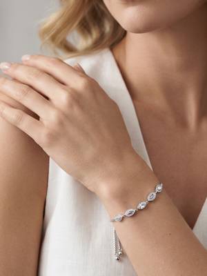 925 silver floral heart charm bracelet for women 2