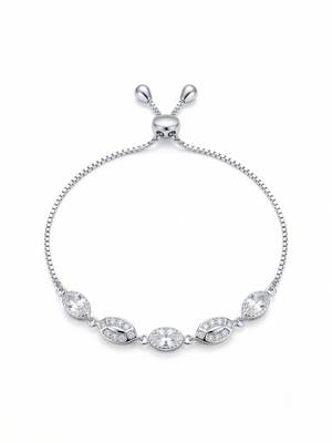 925 silver floral heart charm bracelet for women 4