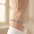 925 silver sparkling infinity bracelet for women