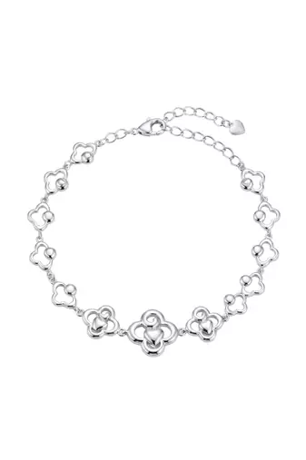 925 silver sparkling infinity bracelet for women