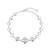 925 silver sparkling infinity bracelet for women