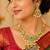 South Indian Temple Jewelry Set, Lakshmi Necklace, Peacock CZ Pearl Bridal Set