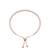 925 silver rose gold crystal tennis bracelet for women