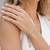 925 silver rose gold crystal tennis bracelet for women