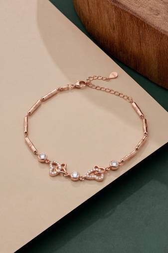 925 silver butterfly crystal bracelet for women