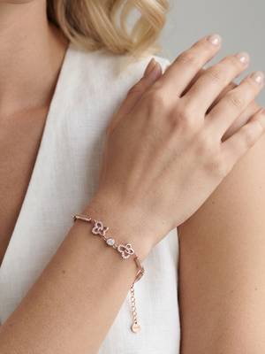 925 silver butterfly crystal bracelet for women 2