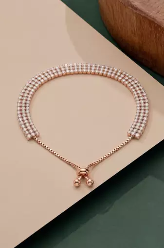 925 silver roselle radiance bracelet for women