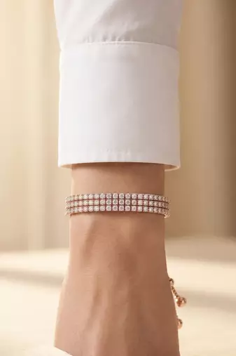 925 silver roselle radiance bracelet for women