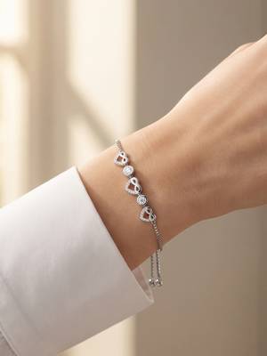 925 silver elowen heartline bracelet for women 2