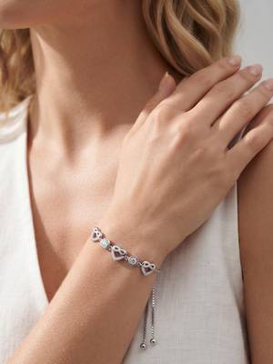 925 silver elowen heartline bracelet for women 3