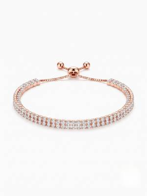 925 silver aurevia crystal row bracelet for women 4