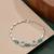 925 silver aquelle twinheart bracelet for women