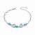 925 silver aquelle twinheart bracelet for women