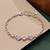 925 silver roselle heart blossom bracelet for women