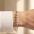 925 silver elara pink heart charm bracelet for women