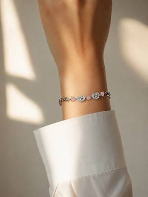 925 silver rosalie heart whisper bracelet for women 2