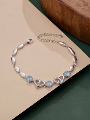 925 silver azure heartbeam bracelet for women 1