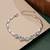 925 silver azure heartbeam bracelet for women