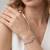 925 silver azure heartbeam bracelet for women