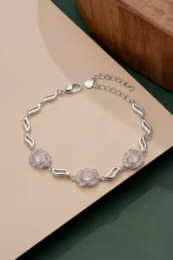 925 silver blushvine crystal bracelet for women