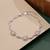 925 silver blushvine crystal bracelet for women