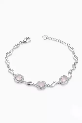 925 silver blushvine crystal bracelet for women