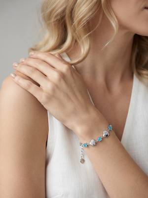925 silver aquelle infinity heart bracelet for women 2