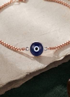 925 silver midnight halo evil eye bracelet for women 2